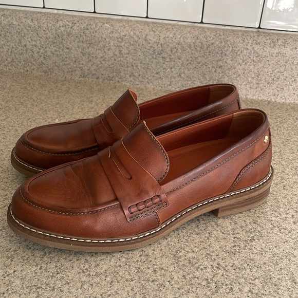 Pikolino Aldaya W8J Water Resistant Leather Penny Loafers - Picture 2 of 5